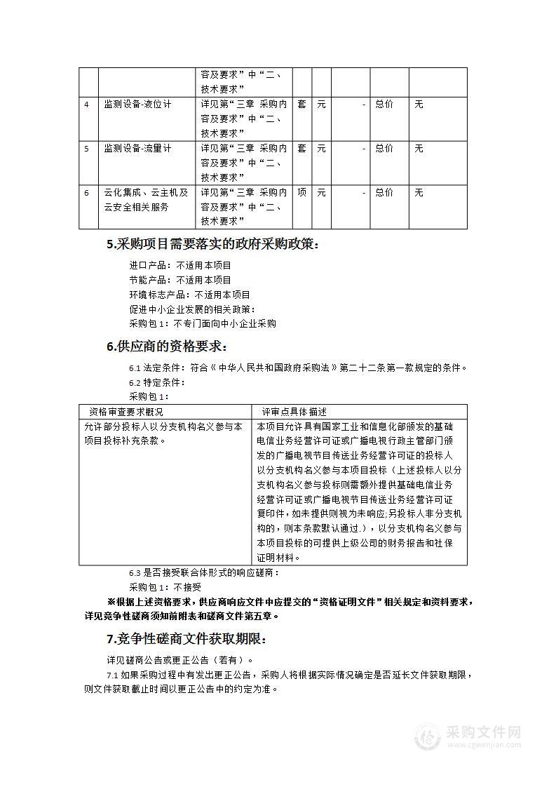 顺昌县市政智慧管网服务项目