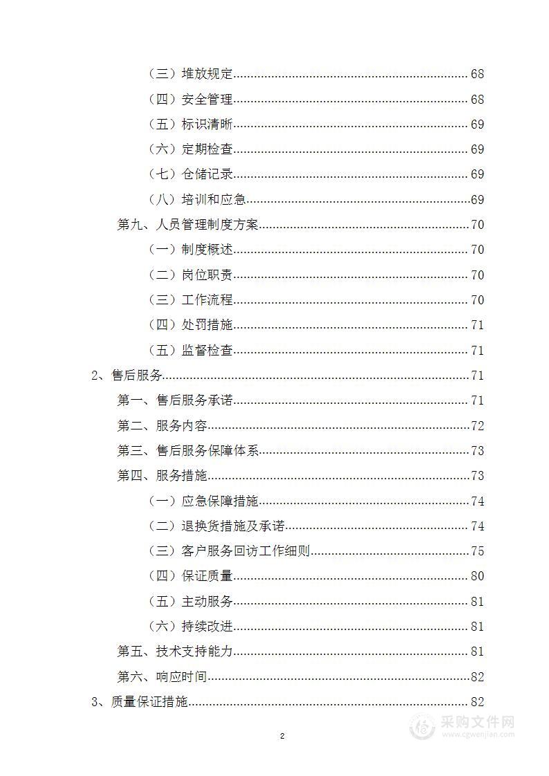 环保洁净型煤采购 投标方案（技术标308页）