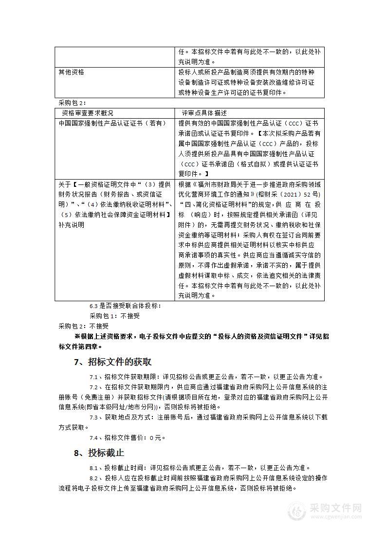 福州市长乐区人民医院发热门诊电梯及空调项目