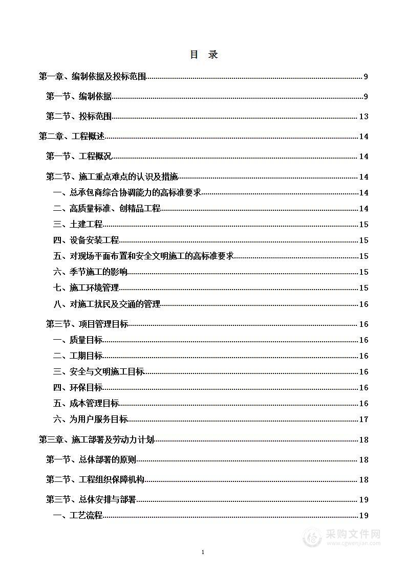 装修装饰工程施工组织设计方案