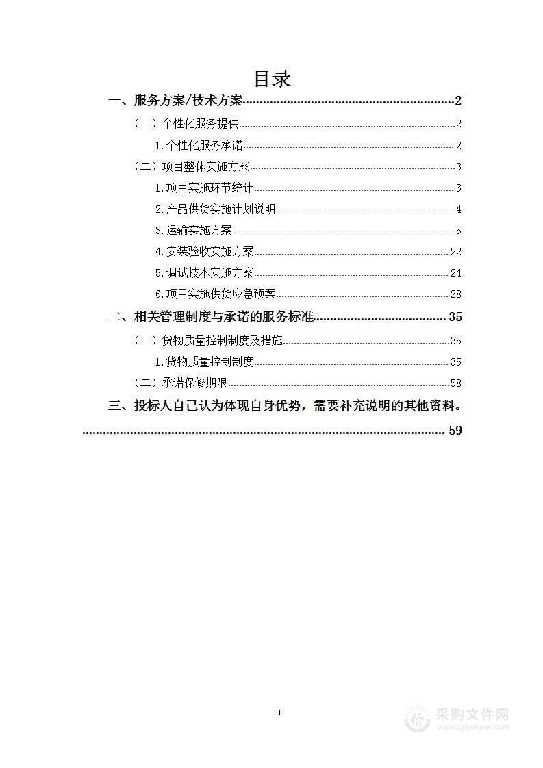 物业物料采购-技术方案