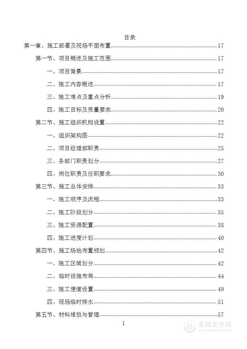 道路硬化项目投标方案