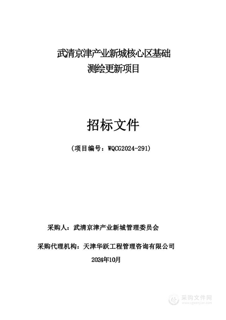 武清京津产业新城核心区基础测绘更新项目