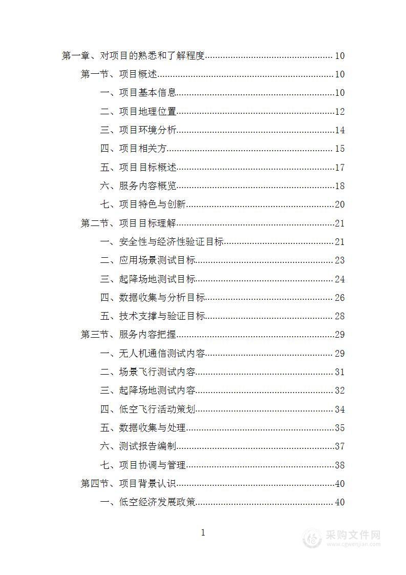 低空飞行项目投标方案