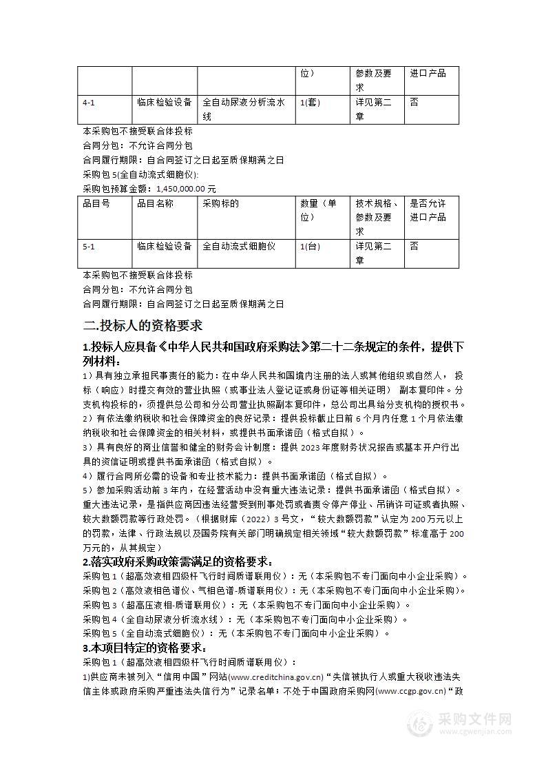 广州中医药大学重大设备更新项目（二）