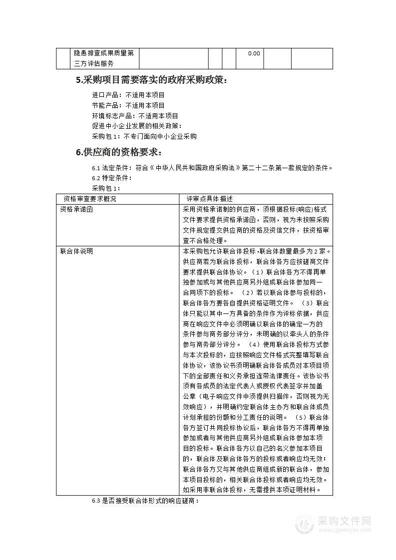 福建省城市排水管网隐患排查成果质量第三方评估服务