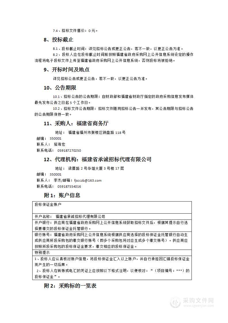 福建省商务厅2024-2025年度福建省“助力万企成长”外贸辅导项目