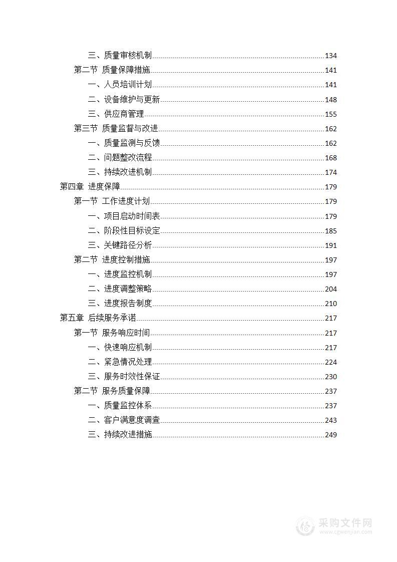 广告宣传制作采购项目投标方案