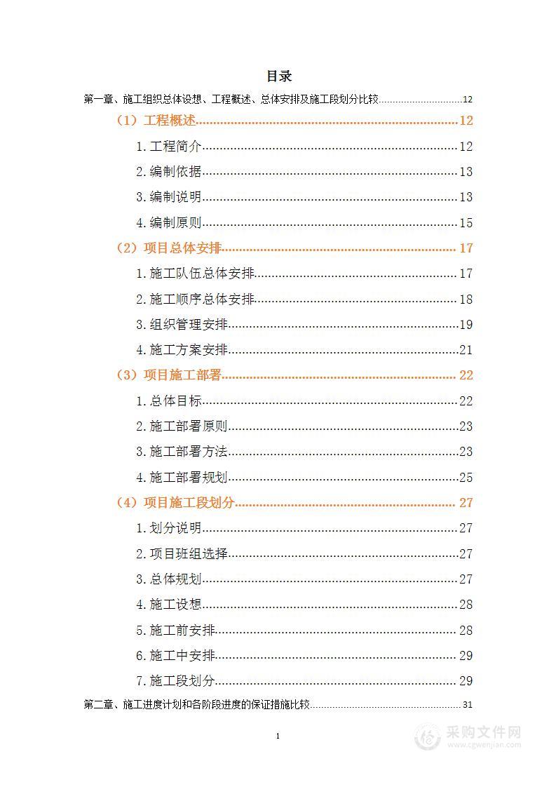 XXX工业园区学校修缮投标方案