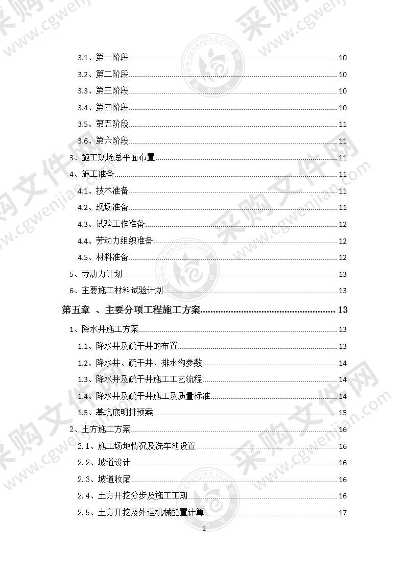 某大学1号楼基坑支护工程方案89页