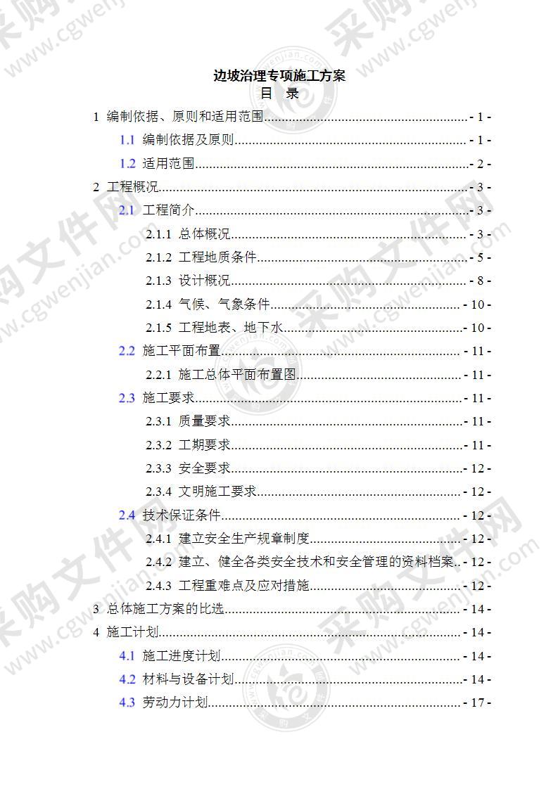 边坡治理专项方案117页