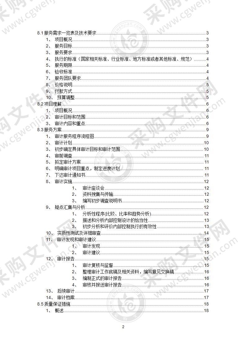 财政专项资信投资绩效审计方案