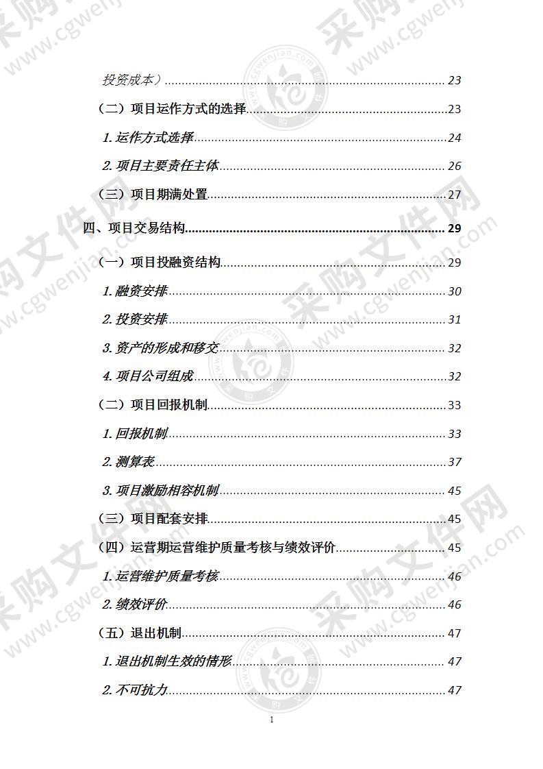 城市规划PPP项目实施方案85页