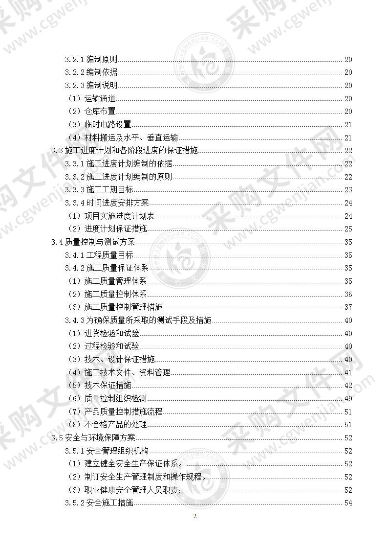 XX墓群（汉画像石墓）安全防范系统-投标文件