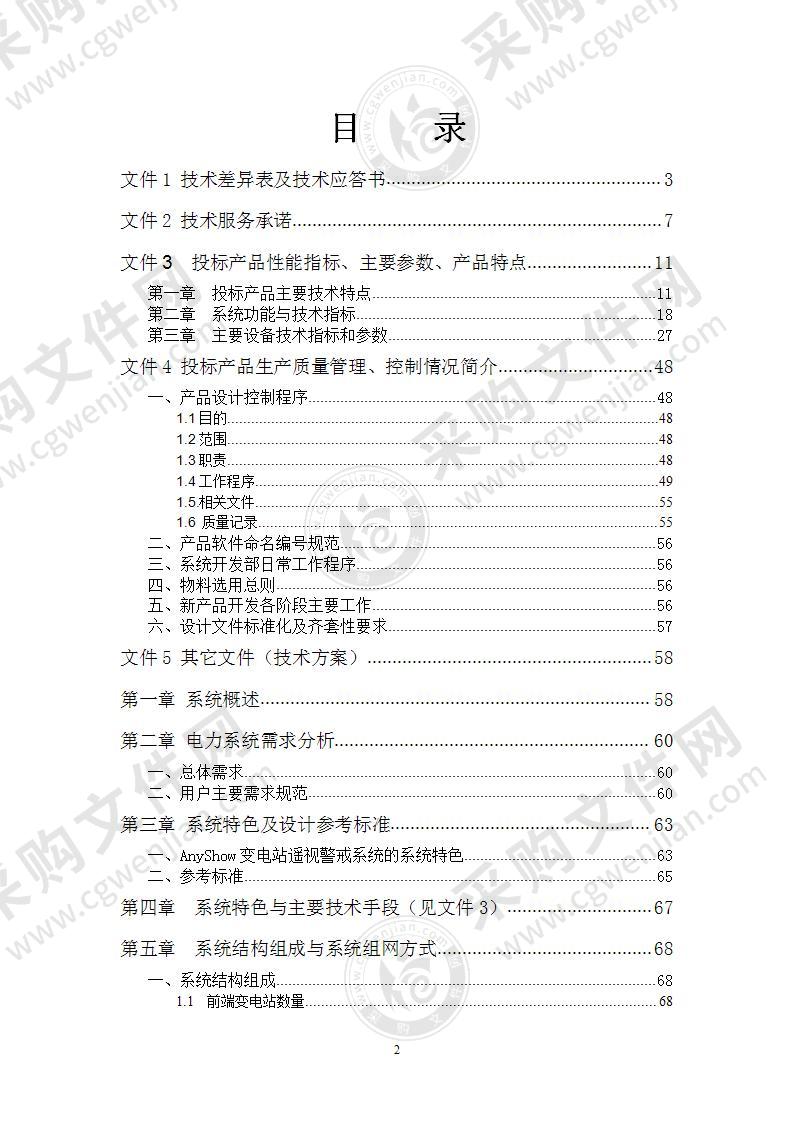 智能图像监控系统投标方案100页