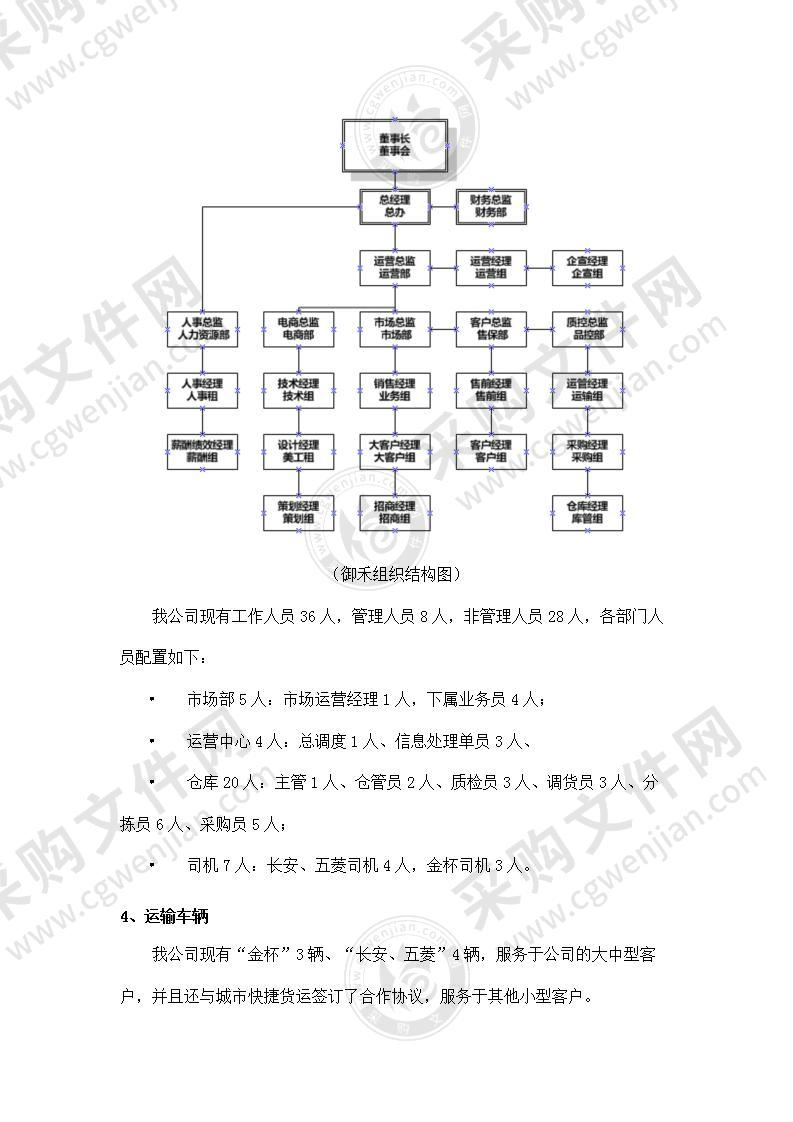 【优质】农业蔬菜等食材配送方案