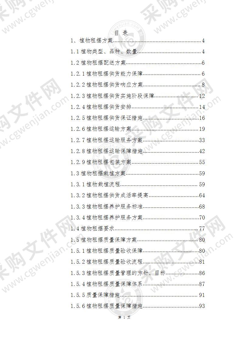 植物租摆方案