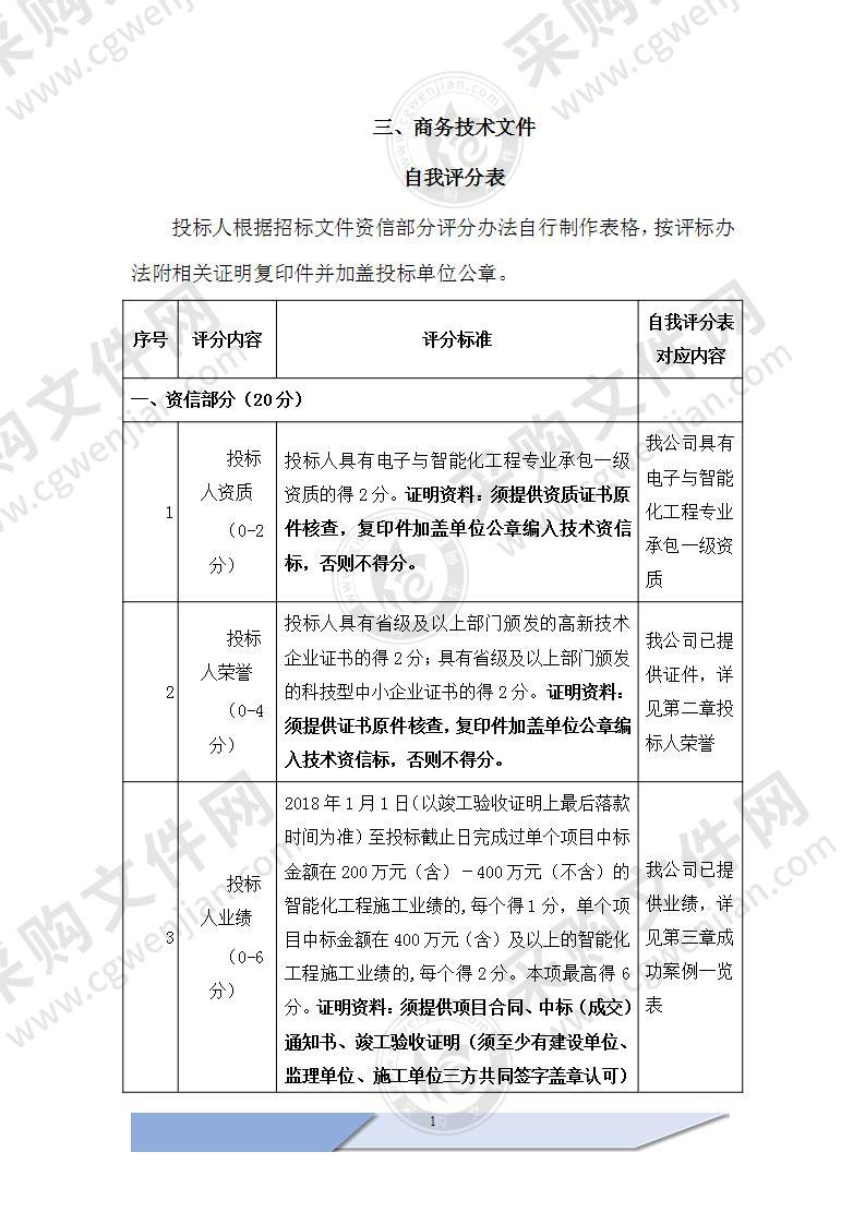 衢州市衢江区广播智能化系统集成施工服务单位入围项目