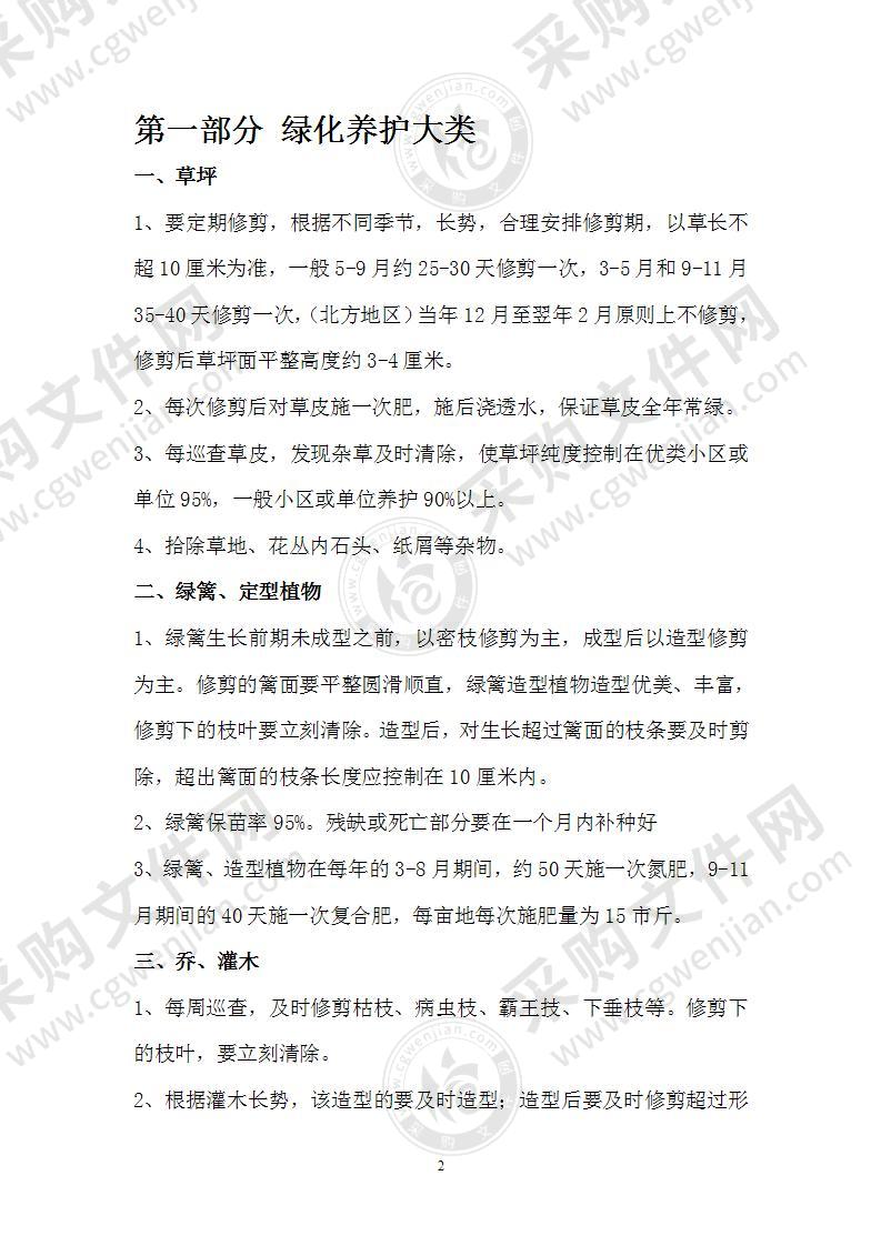 园林绿化全年养护常用方案 P31