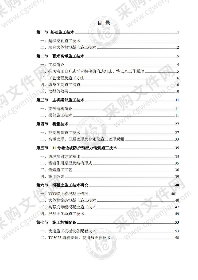 特大桥技术方案