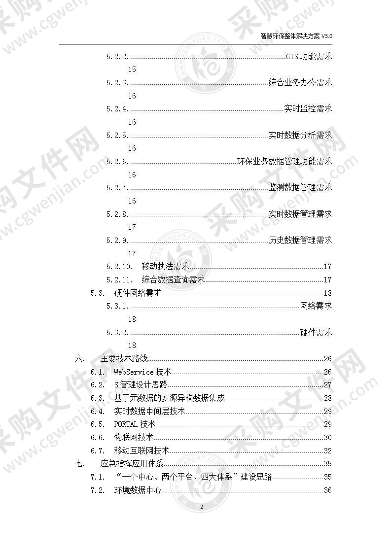 智慧环保整体解决方案