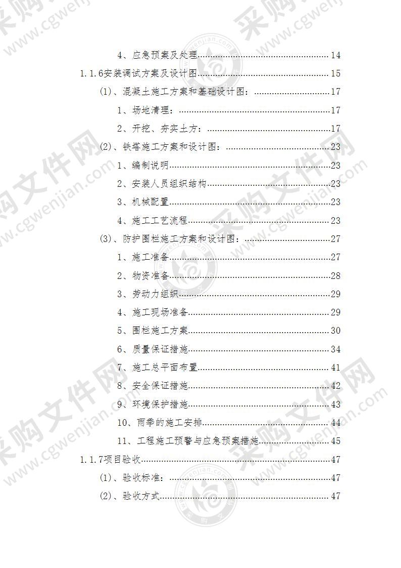 视频监控系统采购方案