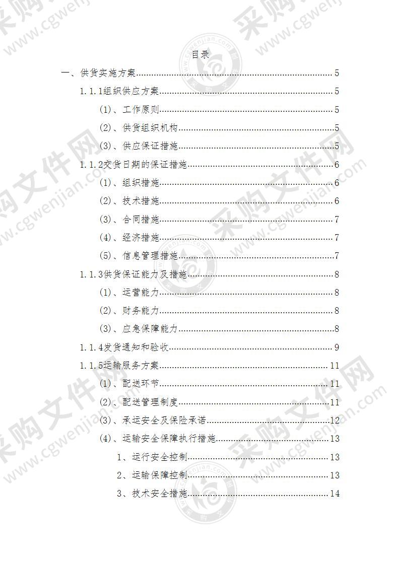 视频监控系统采购方案