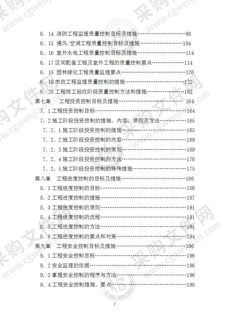 房建工程监理大纲概要