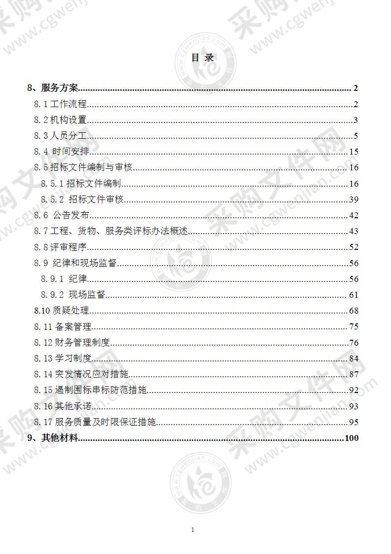 代理公司入围投标服务方案