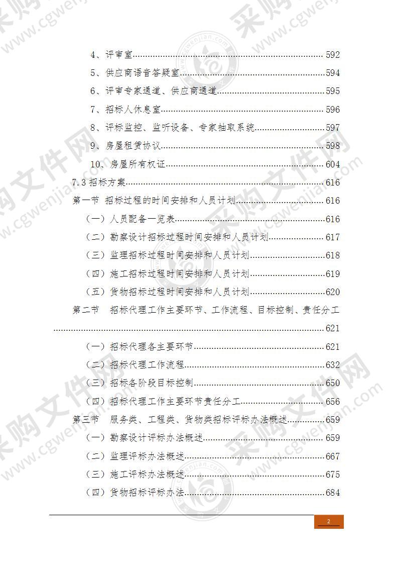 代理机构入围投标文件