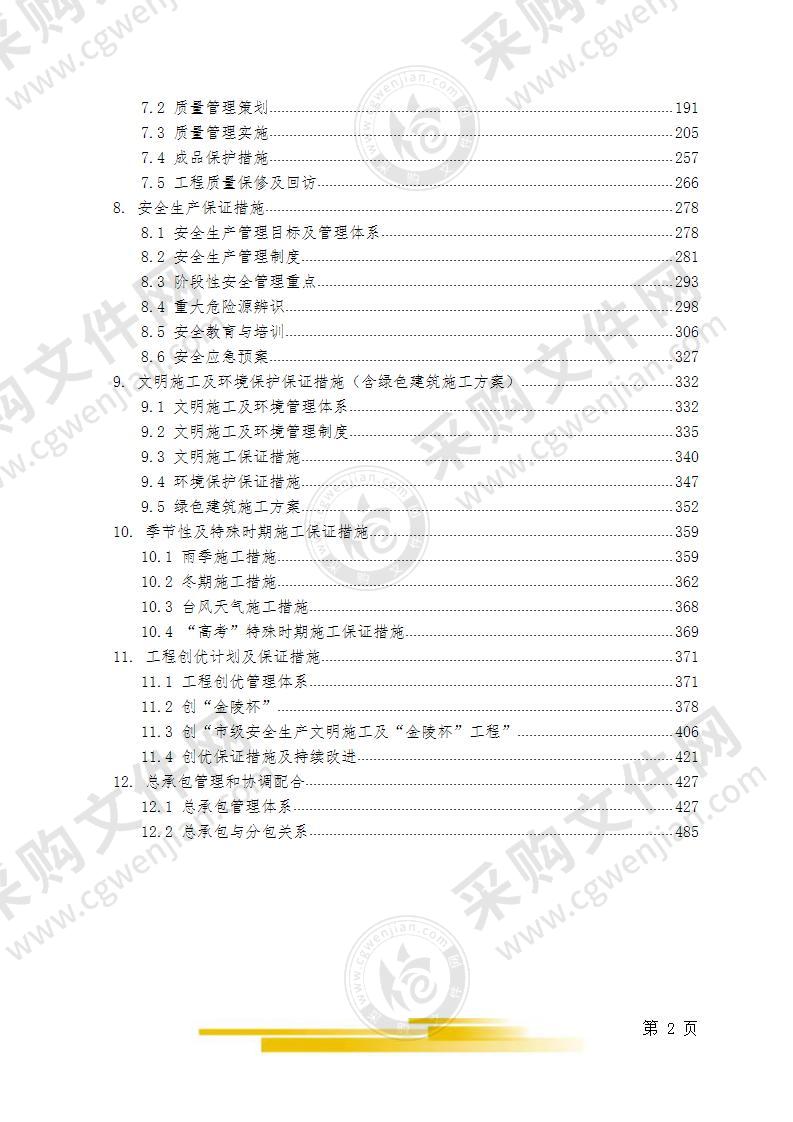 安置房施工组织设计