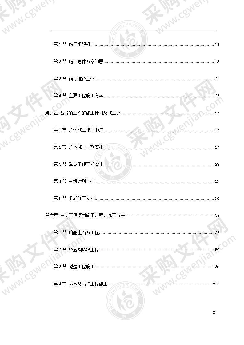 省某高速公路施工组织设计