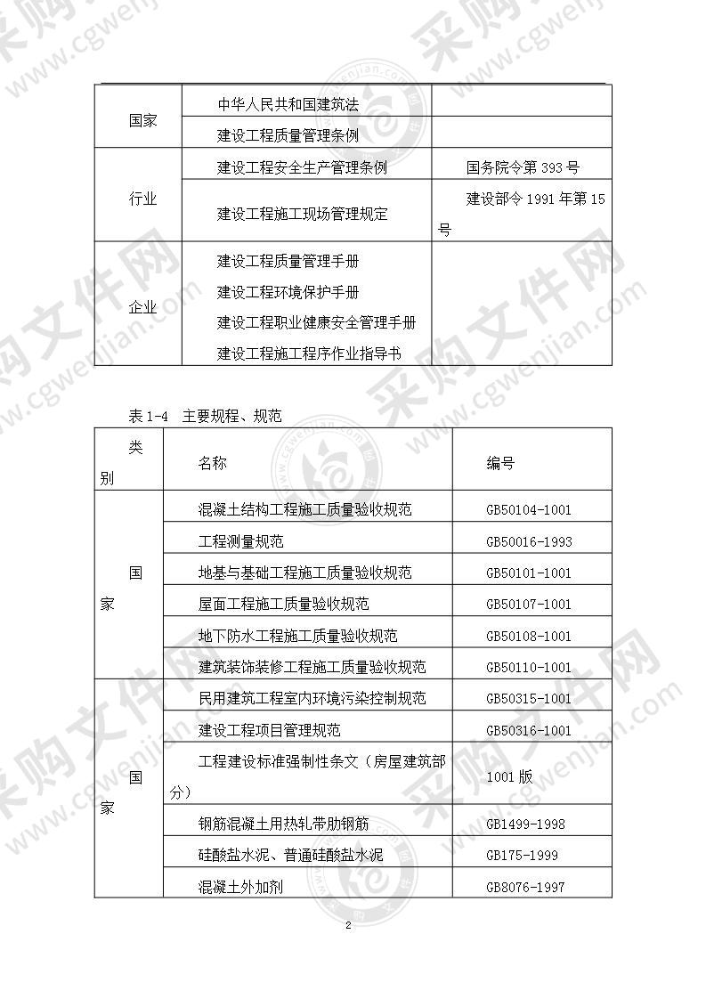 新建教学楼施工组织设计服务方案