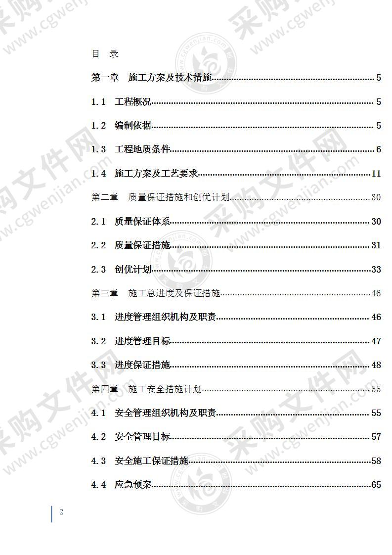 XX项目场地处理工程施工组织方案