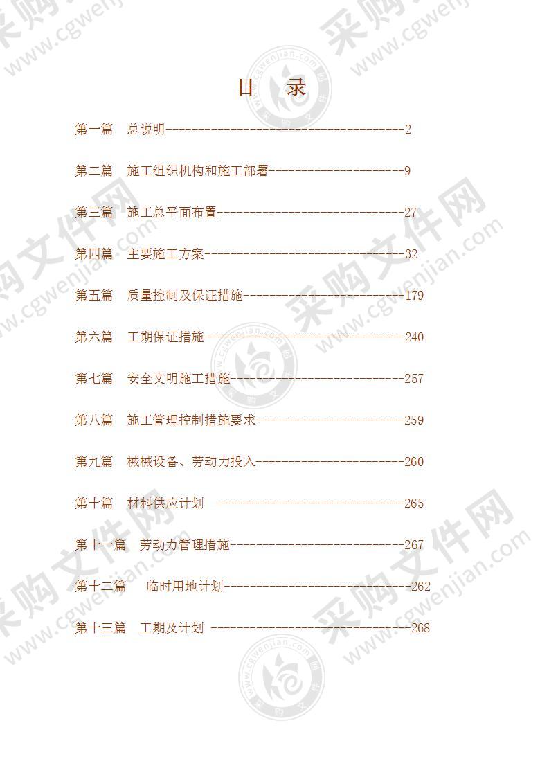 独立杯口基础和独立基础施工投标方案