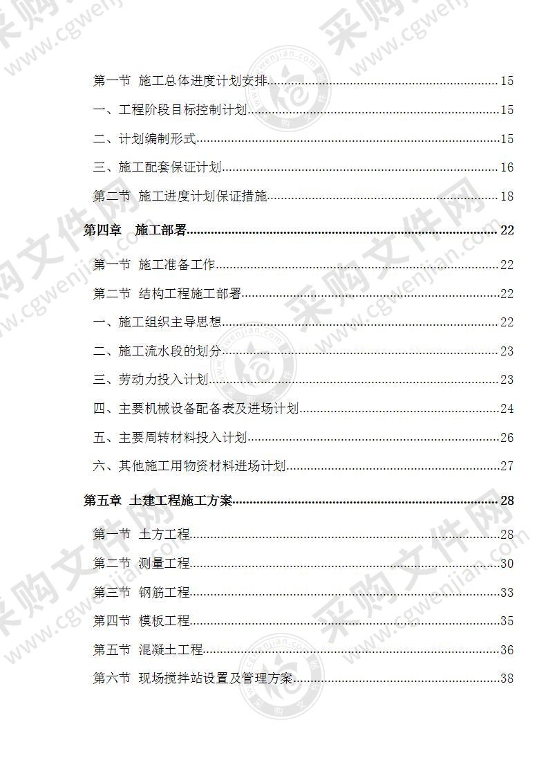 办公楼施工组织设计方案