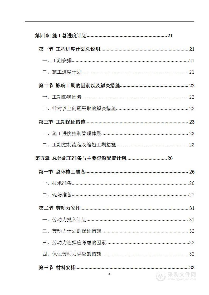 某地党建联创阵地项目施工组织设计