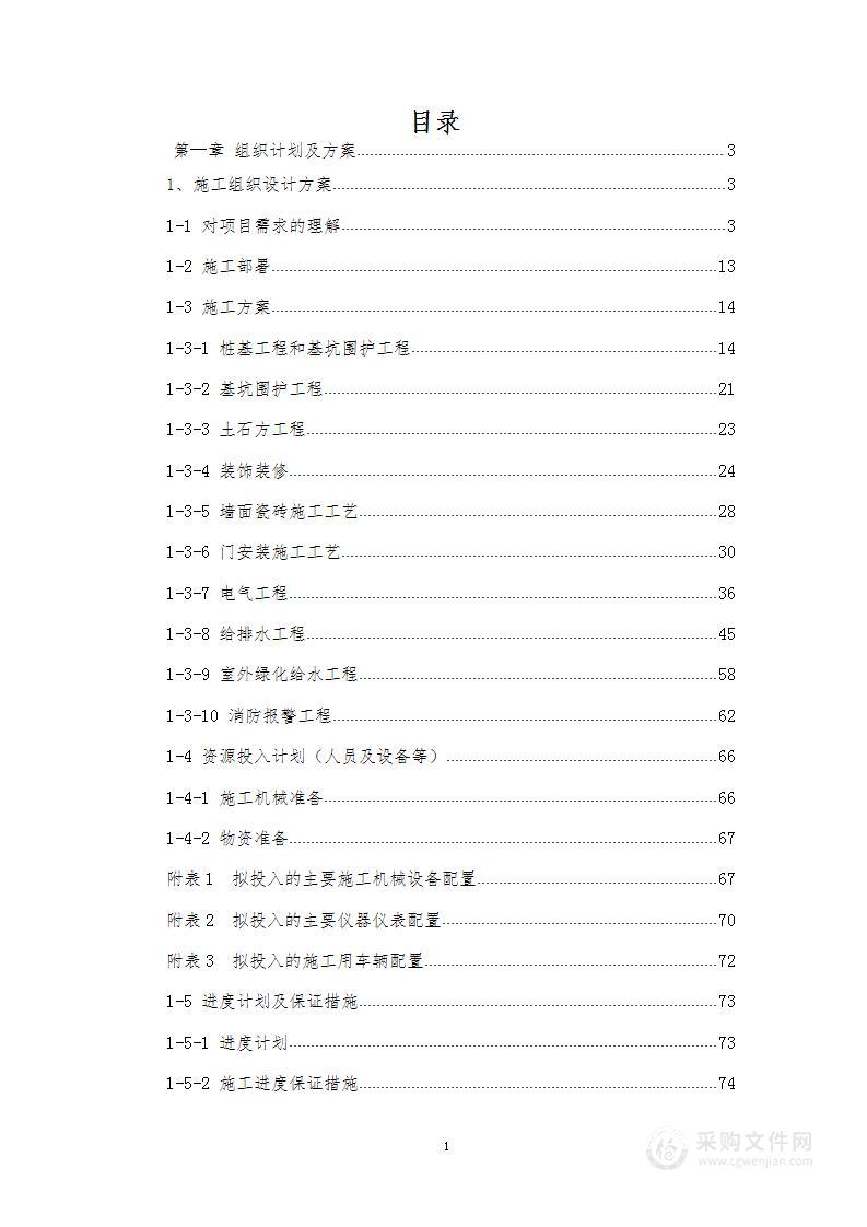 营业厅及楼宇零星装修和维修施工服务