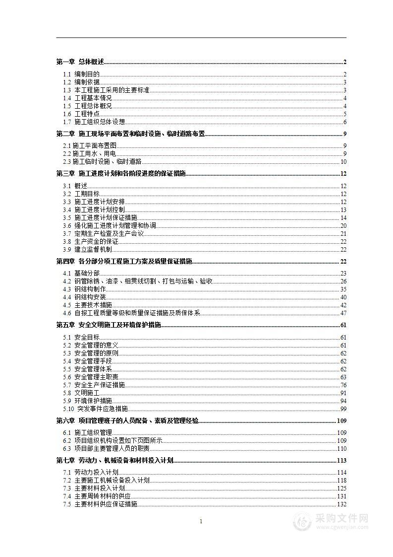 广告牌钢结构（含桩基）施工组织设计