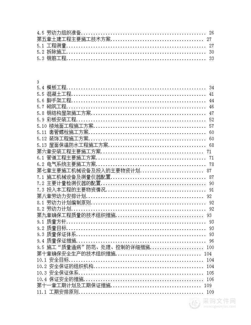 发酵间和糖化间的厂房扩建工程