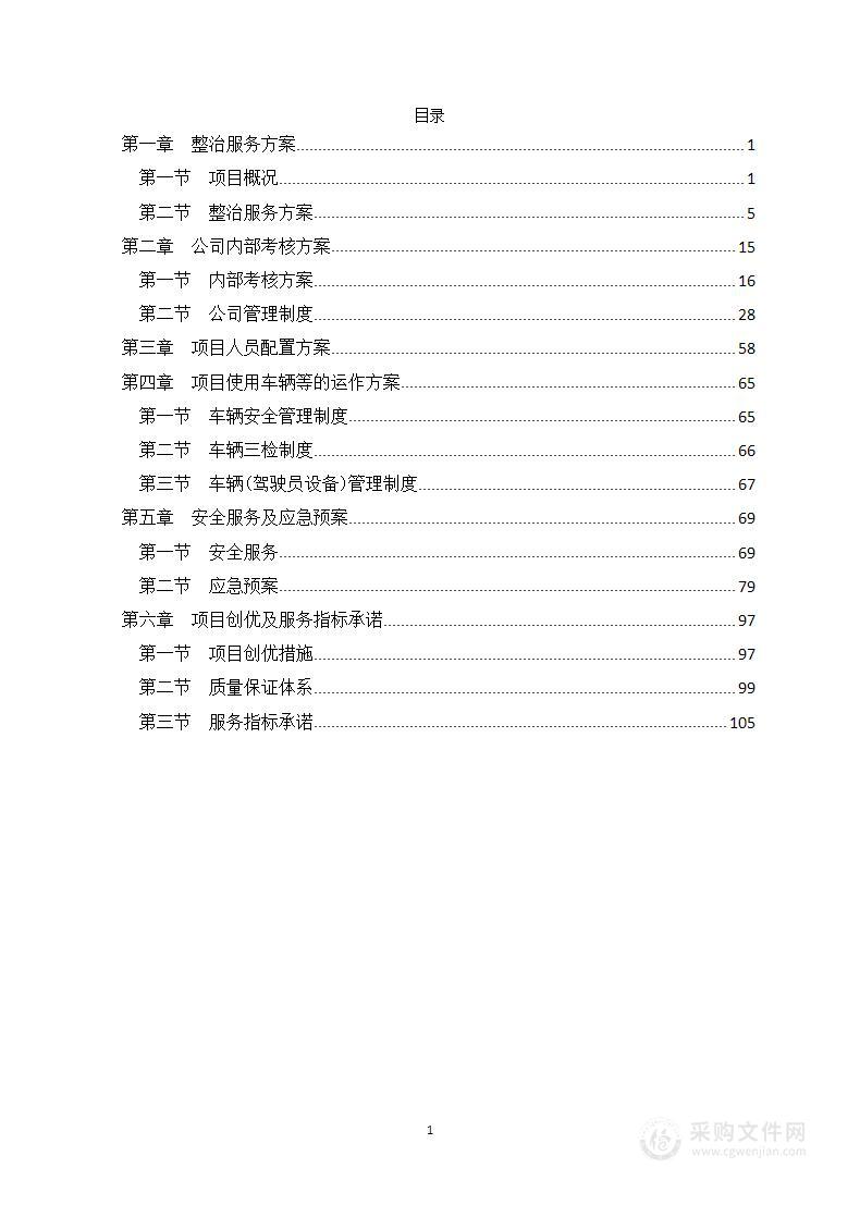 人居环境整治技术方案