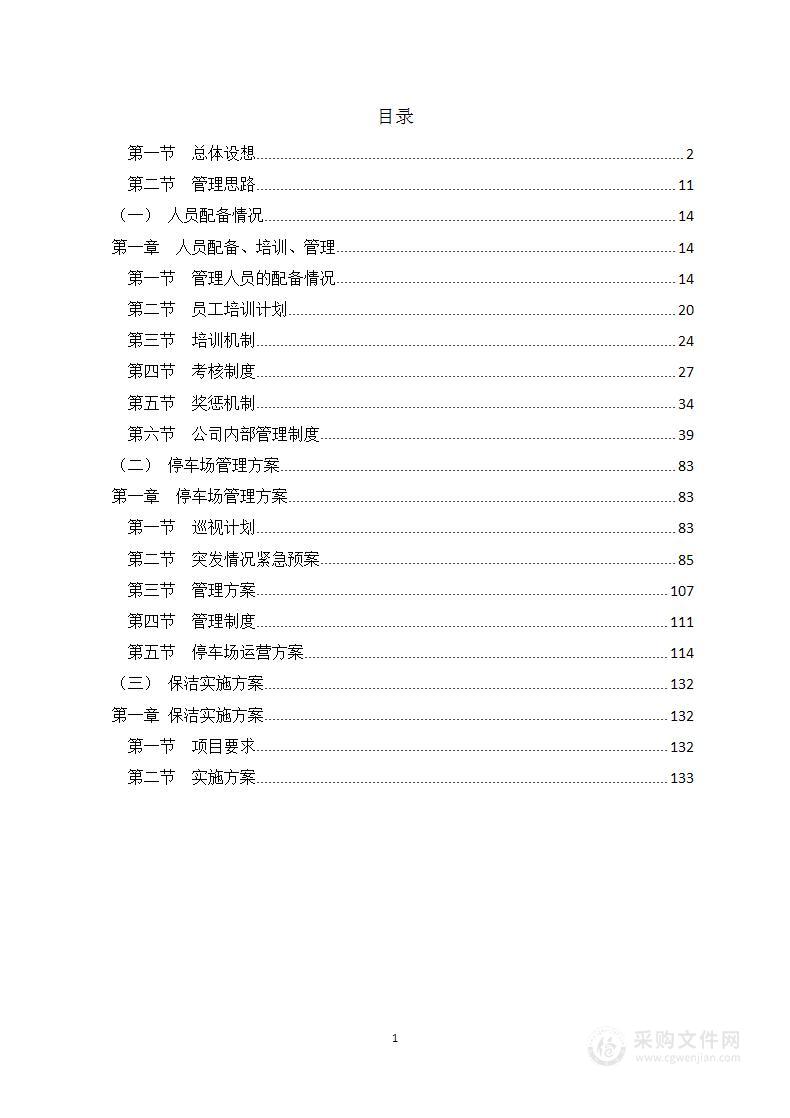 自营停车场劳务外包技术方案