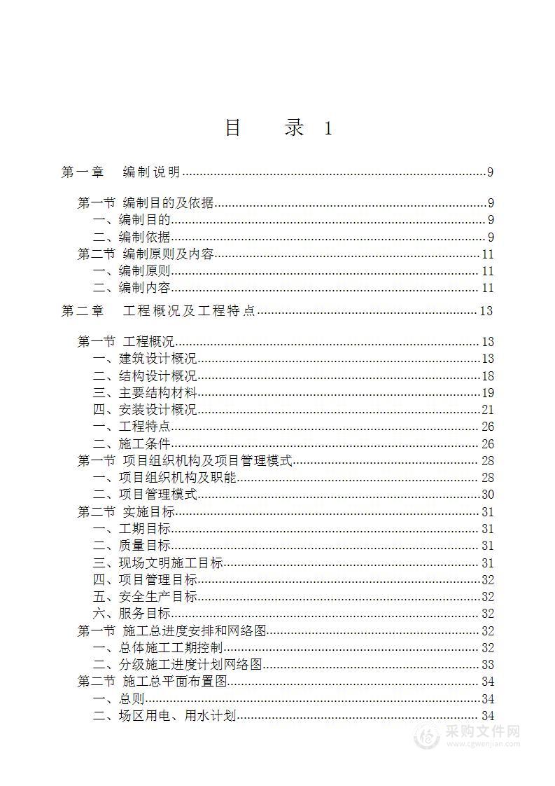 某住宅小区人防工程施工组织设计