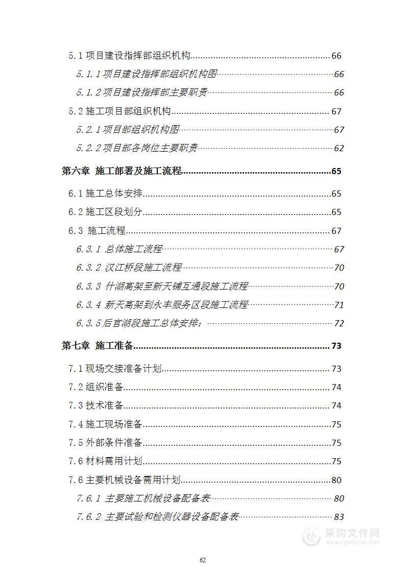 某某某某市政道路工程施工组织设计方案