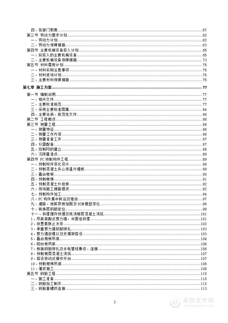 住宅小区建设总承包技术方案