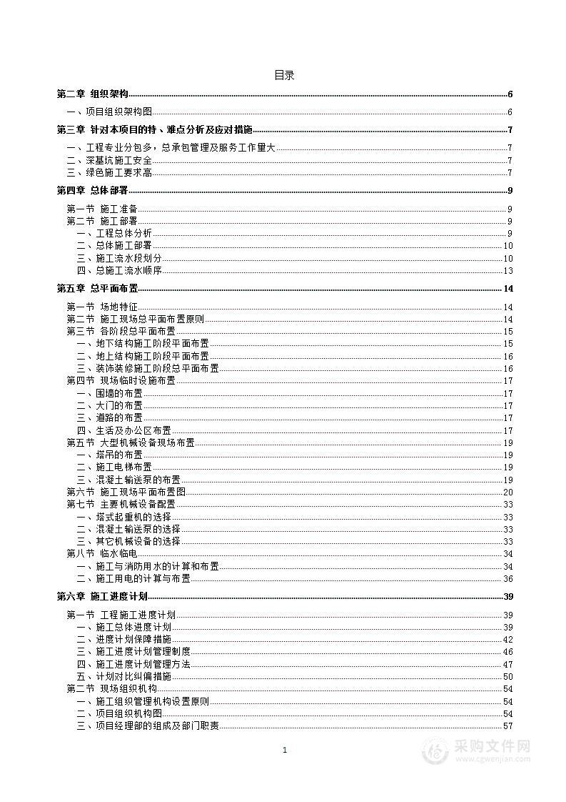 住宅小区建设总承包技术方案