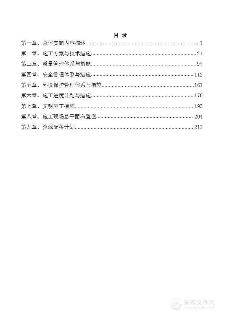 某市小区改造项工程施工方案