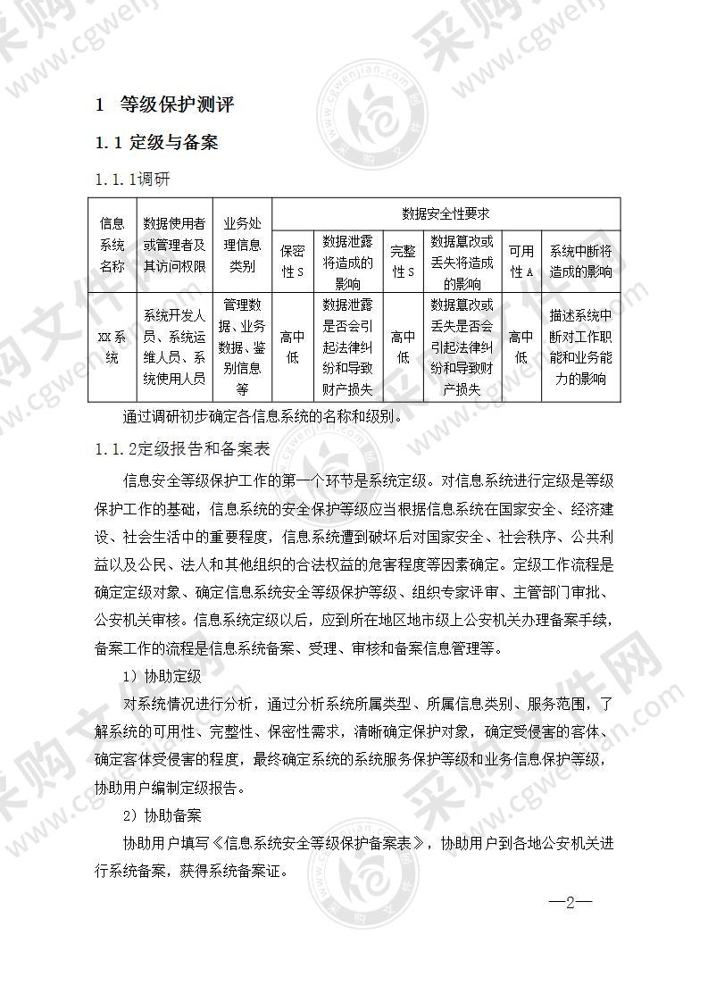 【优质】等保测评技术方案，49页