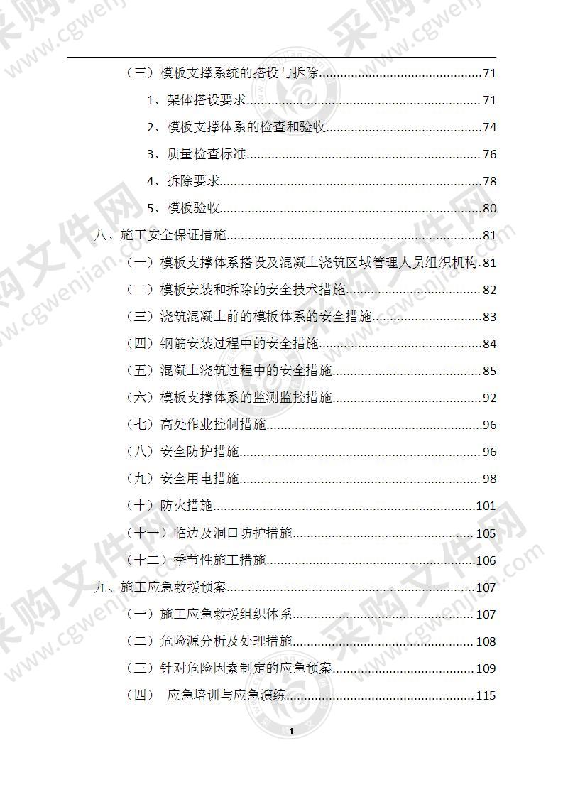 高支模安全专项施工方案论证方案176年