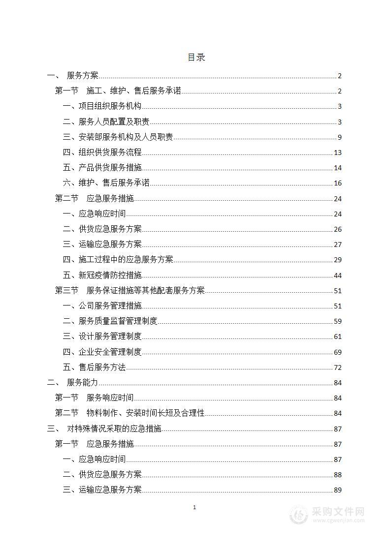 广告物料采购技术方案